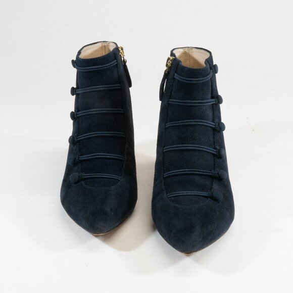 Nine West Women's Navy Blue Zadan Suede Ankle Boot, Size 8M - Picture 2 of 5